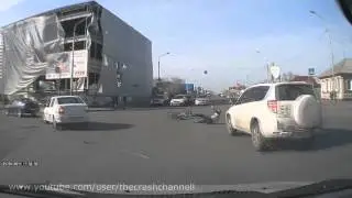 Подборка ДТП Апрель 2014 (4). Car crash compilation April 2014