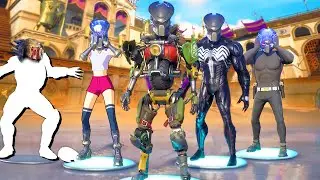 Fortnite Predator's Emote with Legendary Skins (Bio-helmet Online Built-In)