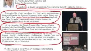 Analysis of Clayton Makepeace Seminar DVD Sales Letter