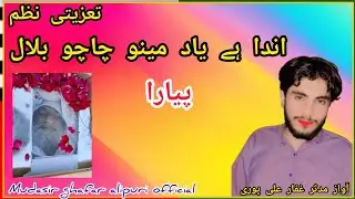 Anda hai Yad Meno Chacho Bilal Pyara ! New Kalam 2026 ! Mudasir Ghafar Alipuri ❤️