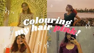 I coloured my hair PINK!🎀💕 How to colour your hair at home &bull; Step by Step Tutorial &bull;