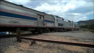 Amtrak's Southwest Chief #4 in Canyoncito, NM
