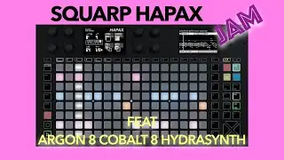 NON ANALG JAM feat. Squarp HAPAX - Hydrasynth - Cobalt 8 - Argon 8 - Minifreak - Roland TR-8S