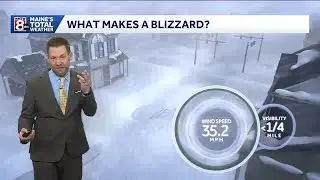 What makes a blizzard? Maine's Total Weather explains the criteria
