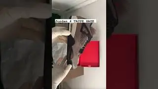 Unboxing Jordan 4 taupe haze #jordan4 #jordan #nike