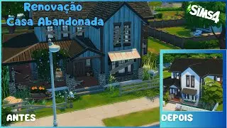 REFORMA CASA ABANDONADA FAMILIAR - THE SIMS 4 | Speed Build