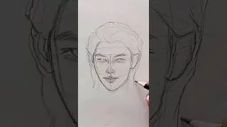 Lee Felix stray kids drawing 🍒💖 #art #drawing #felix #straykids #viral