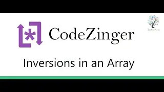 Inversions in an Array in Codezinger || Hindi & English || Solve a question in codezinger || 2022