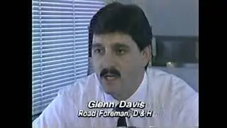 Early 1990's D&H news clip from WBNG in Binghamton, NY