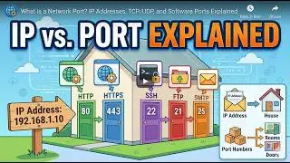 What is a Network Port? IP Addresses, TCP/UDP, and Software Ports