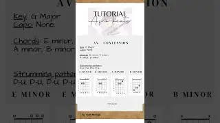 CONFESSION - AV (Guitar Tutorials)