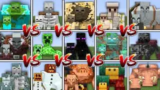 Ultimate ALL MUTANT MOBS TOURNAMENT in Minecraft Mob Battle