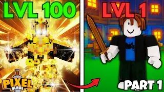 I Started Over From NOTHING in Roblox Pixel Blade.. (Part 1)