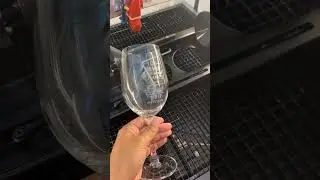Laser Engraved Wine Glass