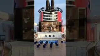 Disney Dream Funnel View. #disney_dream