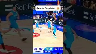 🤯Schr&ouml;der, Attacking Slovenia Defense #basketball #fiba #winforall