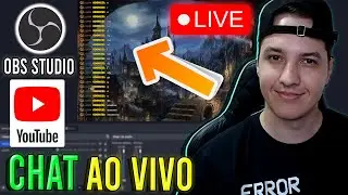 Como colocar CHAT do YouTube no OBS Studio