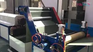 PP PE rope extrusion line, plastic rope production line, split film extrusion line