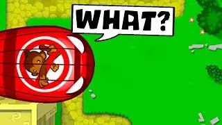 So I Won This Game By NOT Defending The Rush... (Bloons TD Battles)