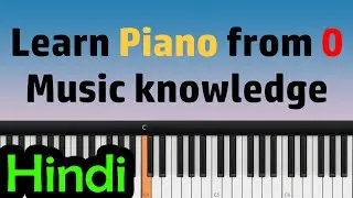 [HINDI] Piano lesson #1: Basics