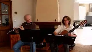 Erik Satie: 'Gnossienne No 1'  (flute & guitar).