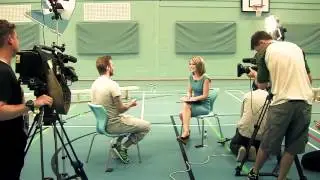 David Beckham at Bedford Academy
