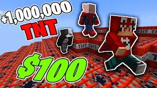 Te doy $100 por cada RETO que hagas en MINECRAFT