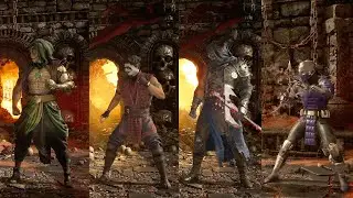 All Hybrid Characters Final Battle Ending - Mortal Kombat 1