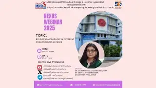 Role of Homeopathy in Gynaecological Cases | MNR Homeopathic Medical College Hyderabad | #webinar