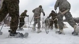 Fort McCoy Cold Weather Operations Course 21-02 - Ski Hill Training