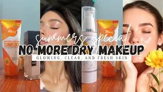 No More Dry Makeup! BB Cream + Sunblock Hack 💖
