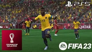 FIFA 23 Ecuador vs Qatar gameplay ps5 espa&ntilde;ol latino
