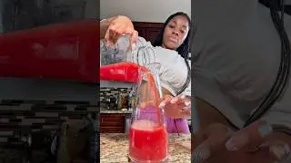 Cold Pressed Watermelon Juice 😋 #juicedetox #fasting #fruitfast