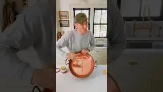 Let&rsquo;s test which method cleans copper better: lemon/salt or copper cream #shorts