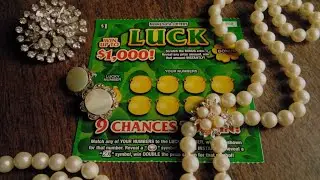 Stop Motion Animation - $$$ - $1 LUCK - MN Lottery Scratchie - Winner!! $$$
