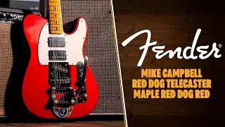 Fender Stories Collection Mike Campbell Red Dog Telecaster Maple Red Dog Red