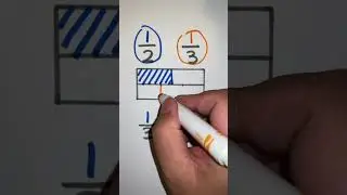 Comparing Fractions | How to compare fractions | fraction tricks #fraction #fractions #shorts