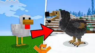 Transform Mobs into PREHISTORIC in Minecraft - FULL MOVIE 1 HOUR 2025! 🦣🎬🔥
