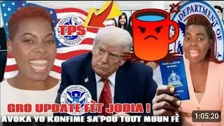 Se Konfime pou TPS Moun biden yo:🇺🇸 Trump pran l&ograve;t mezi -tande SAK pral rive benefisy&egrave; yo