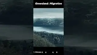 Greenland: Migration (2026) (movie) | Shelter Collapse Forces a Boat Escape as the Wave Hits