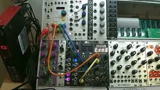 Mutable Instruments Braids As Drum Machine With Bassline