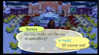 Animal Crossing Serena Visit