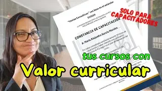Tus cursos con VALOR CURRICULAR