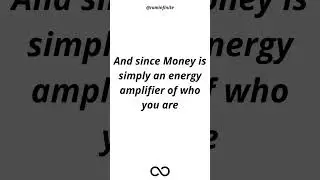 Money won't make you 