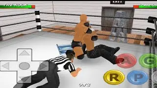 THE ROCK FIRST MATCH IN WWE 🔥 || WRESTLING REVOLUTION 3D
