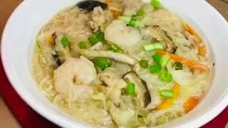 MISUA SOUP CHINESE STYLE recipe