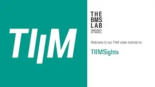 Using TIIMSights to preprocess TIIM data