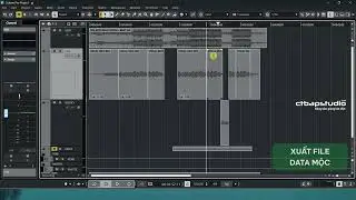 B&agrave;i 20.2: Cubase - Hướng dẫn xuất file data beat, vocals mộc kh&ocirc;ng hiệu ứng