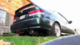 Megan Racing Drift-Spec Exhaust on '99 Civic Ex (HD)