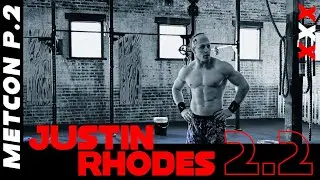 Justin Rhodes Part 2.2 of Lifting Session // Crossfit Metcon